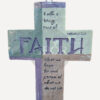 Salib Dinding Faith - 14cm