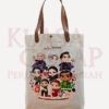Tote Bag Canvas Kuasa Gelap - Gambar 2