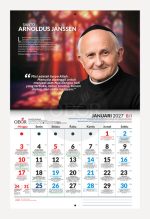 Alternative view of Kalender Liturgi 2027 – Dinding